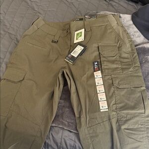 5.11 Tactical womans Green Cargo Pants